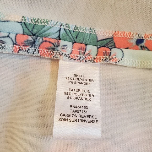 Tommy Hilfiger Blue and Pink Floral Midi Dress - Picture 4 of 4